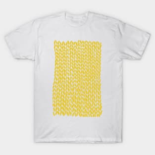 Hand Knit Yellow T-Shirt